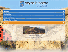 Tablet Screenshot of mairie-veyremonton.fr